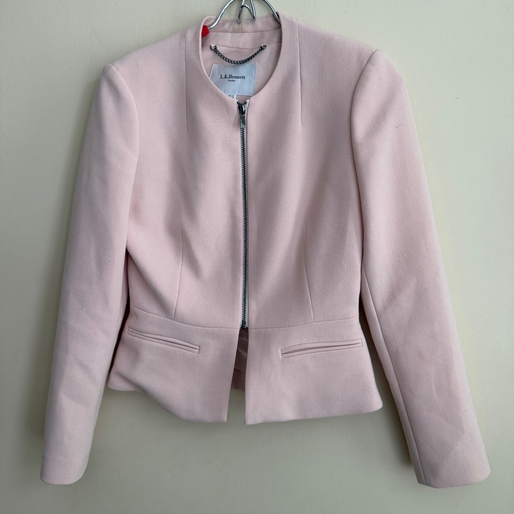 L.K. Bennett London Elegant Pink Women's Jacket US Sz 2